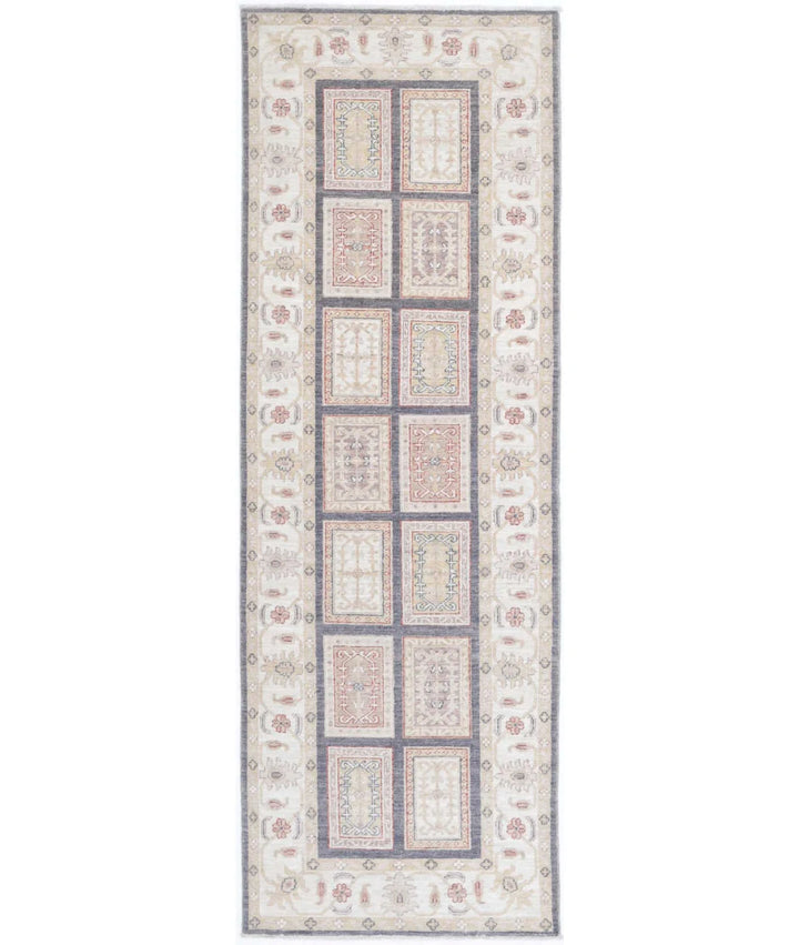 Afghan Bakhtiari Runner Rug 2' 8" x 8' 3" Hand-Knotted | No. AT79573