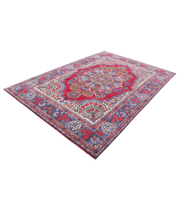 Persian Kerman Rug 6' 11" x 9' 9" Hand-Knotted | No. AT79603