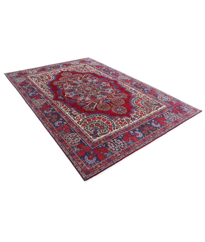 Persian Kerman Rug 6' 11" x 9' 9" Hand-Knotted | No. AT79603