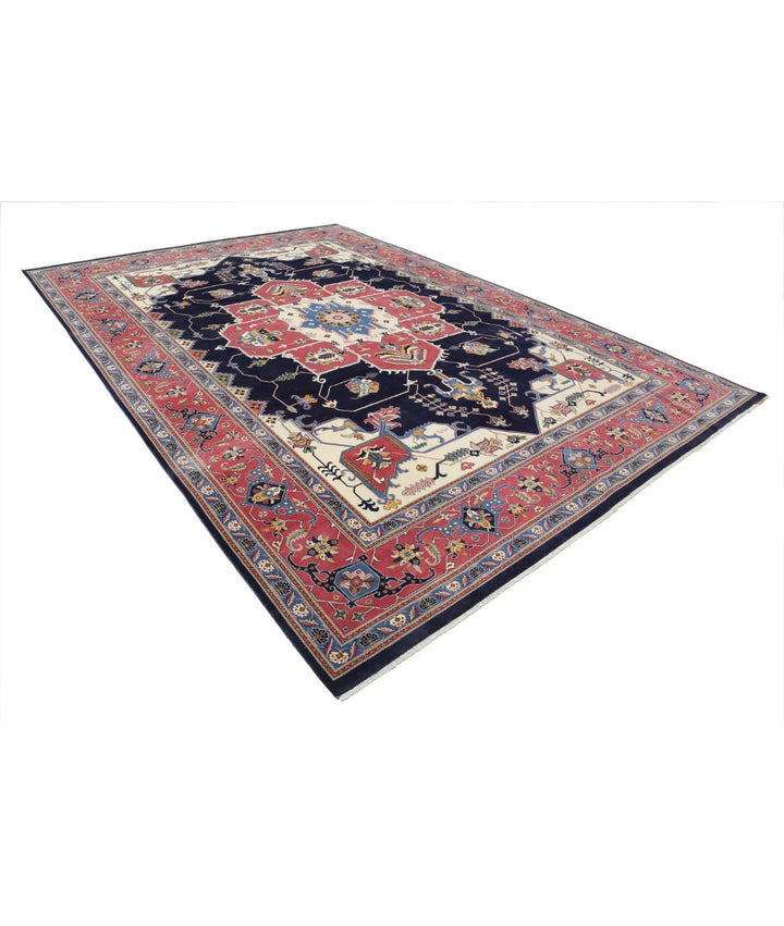 Pakistani Heriz Rug 9' 11" x 14' 6" Hand-Knotted | No. AT79649