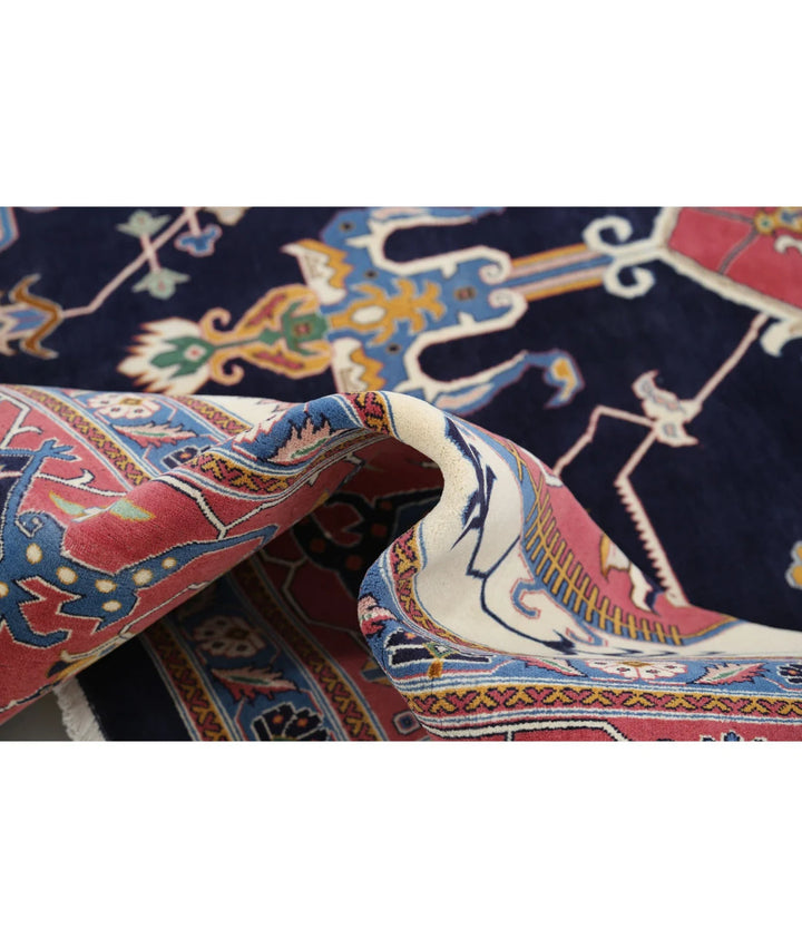 Pakistani Heriz Rug 9' 11" x 14' 6" Hand-Knotted | No. AT79649