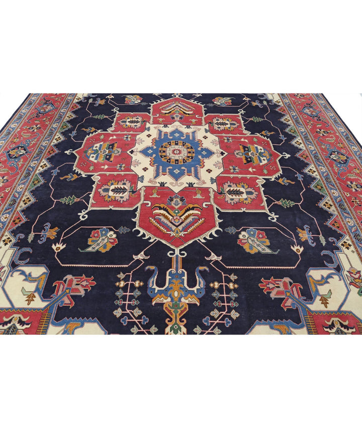Pakistani Heriz Rug 9' 11" x 14' 6" Hand-Knotted | No. AT79649