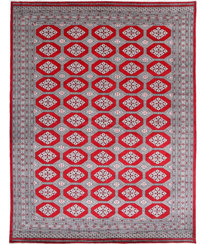 Pakistani Jaldar Rug 8' 11" x 11' 7" Hand-Knotted | No. AT79698
