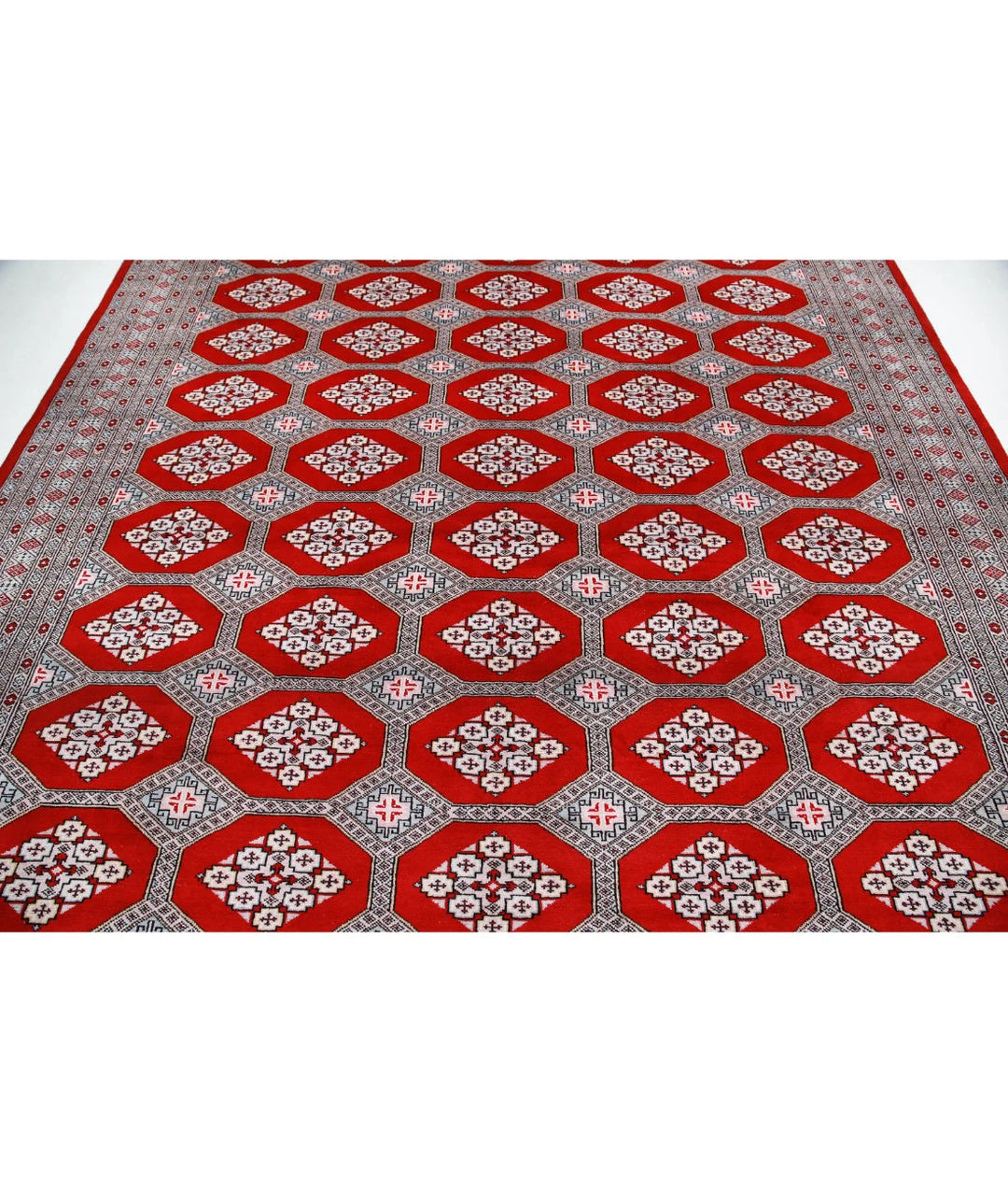 Pakistani Jaldar Rug 8' 11" x 11' 7" Hand-Knotted | No. AT79698