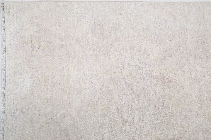 Brown Afghan Oriental Rug 6' 0" x 8' 6" Hand-Knotted | No. AT79777