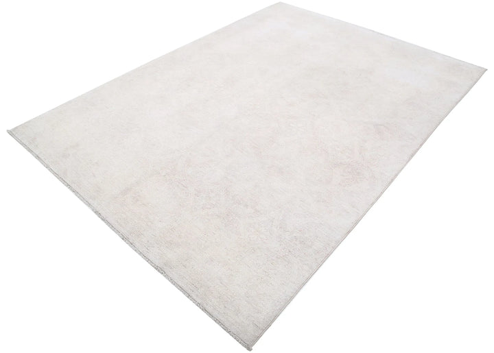 Brown Afghan Oriental Rug 6' 0" x 8' 6" Hand-Knotted | No. AT79777