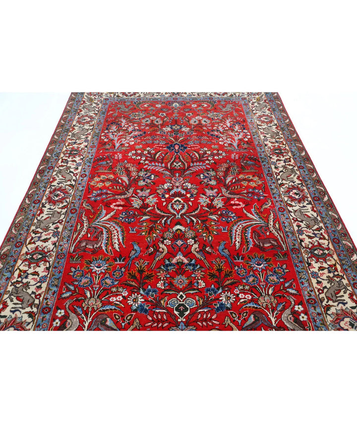 Persian Tree of Life Rug 6' 3" x 9' 3" Hand-Knotted | No. AT79823