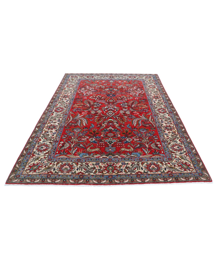 Persian Tree of Life Rug 6' 3" x 9' 3" Hand-Knotted | No. AT79823