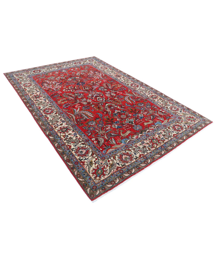 Persian Tree of Life Rug 6' 3" x 9' 3" Hand-Knotted | No. AT79823