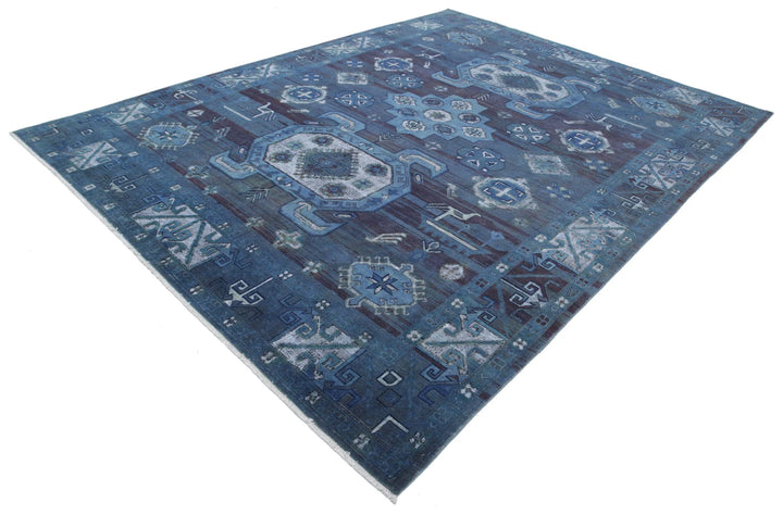 Afghan Oriental Rug 8' 7" x 11' 7" Hand-Knotted | No. AT79912