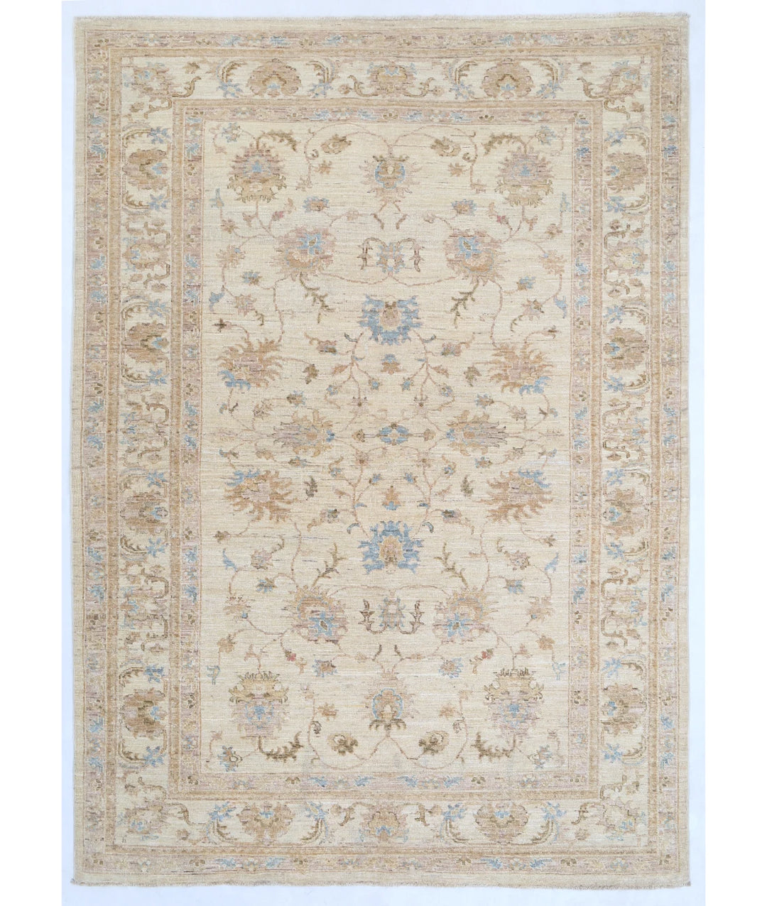 Afghan Serenity Rug 5' 7" x 7' 10" Hand-Knotted | No. AT79941
