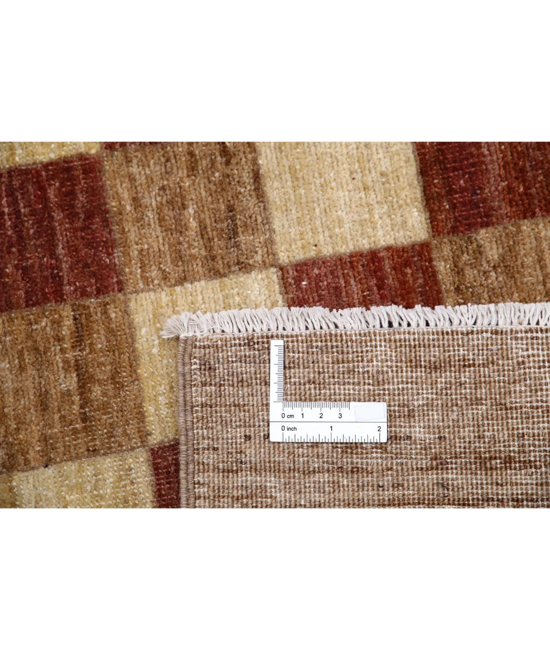 Afghan Modcar Rug 6' 4" x 8' 3" Hand-Knotted | No. AT79997