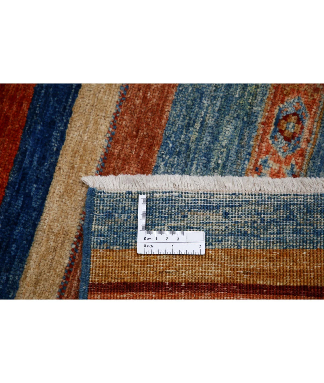 Afghan Khurjeen Rug 6' 9" x 10' 0" Hand-Knotted | No. AT79999