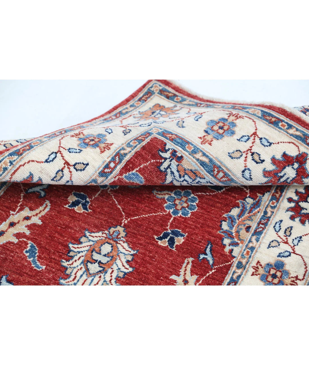 Afghan Ziegler Rug 2' 8" x 4' 3" Hand-Knotted | No. AT80157