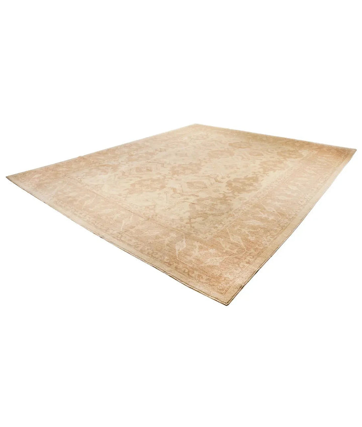 Afghan Oushak Rug 12' 0" x 14' 0" Hand-Knotted | No. AT80180