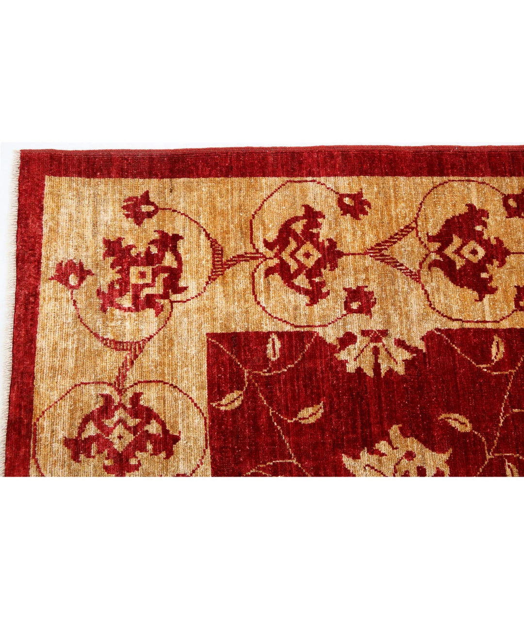 Afghan Modcar Rug 8' 3" x 9' 5" Hand-Knotted | No. AT80442