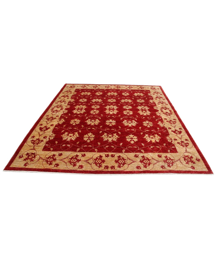 Afghan Modcar Rug 8' 3" x 9' 5" Hand-Knotted | No. AT80442