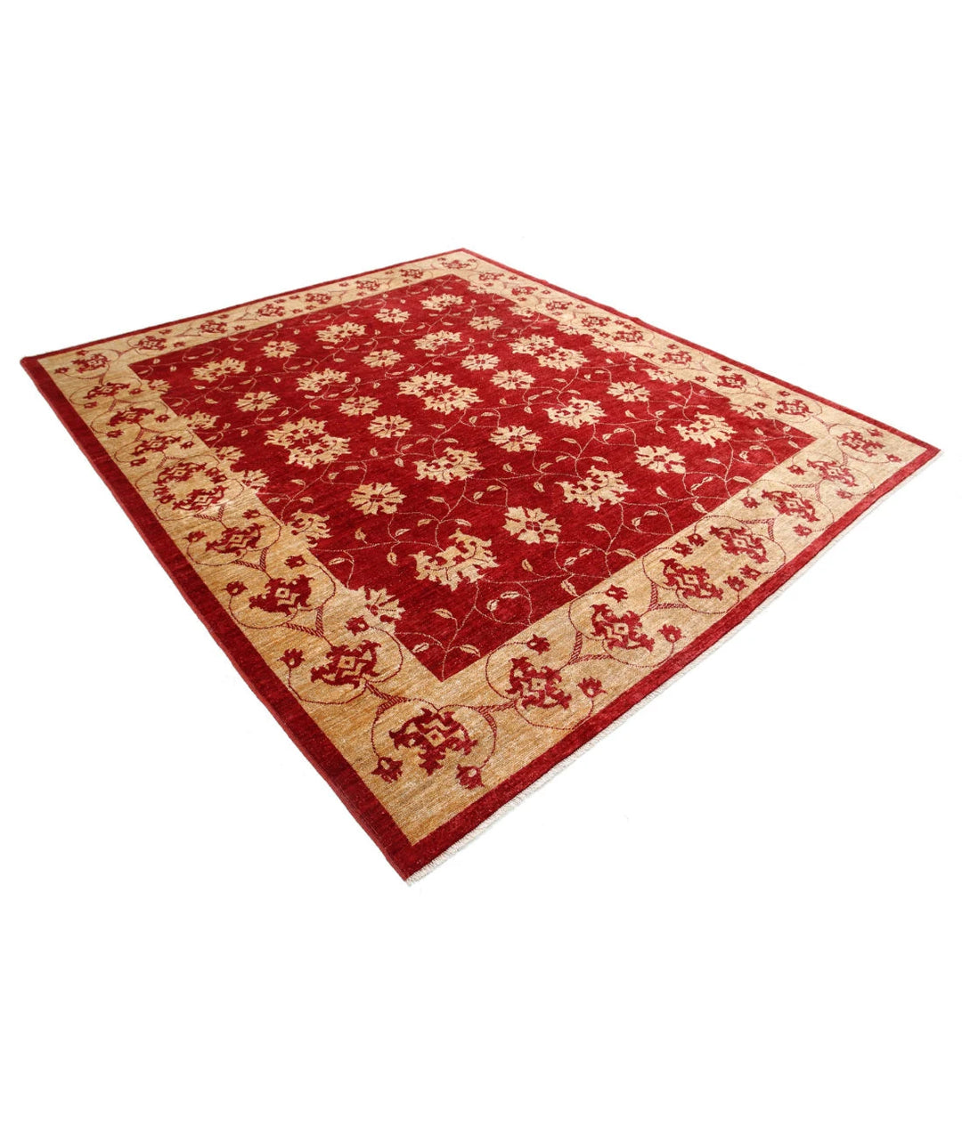 Afghan Modcar Rug 8' 3" x 9' 5" Hand-Knotted | No. AT80442