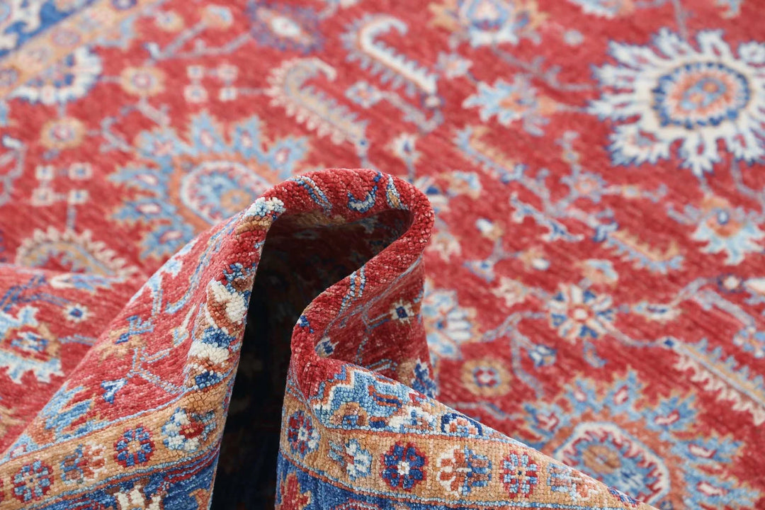 Afghan Ziegler Farhan Rug 4' 9" x 6' 7" Hand-Knotted | No. AT80457