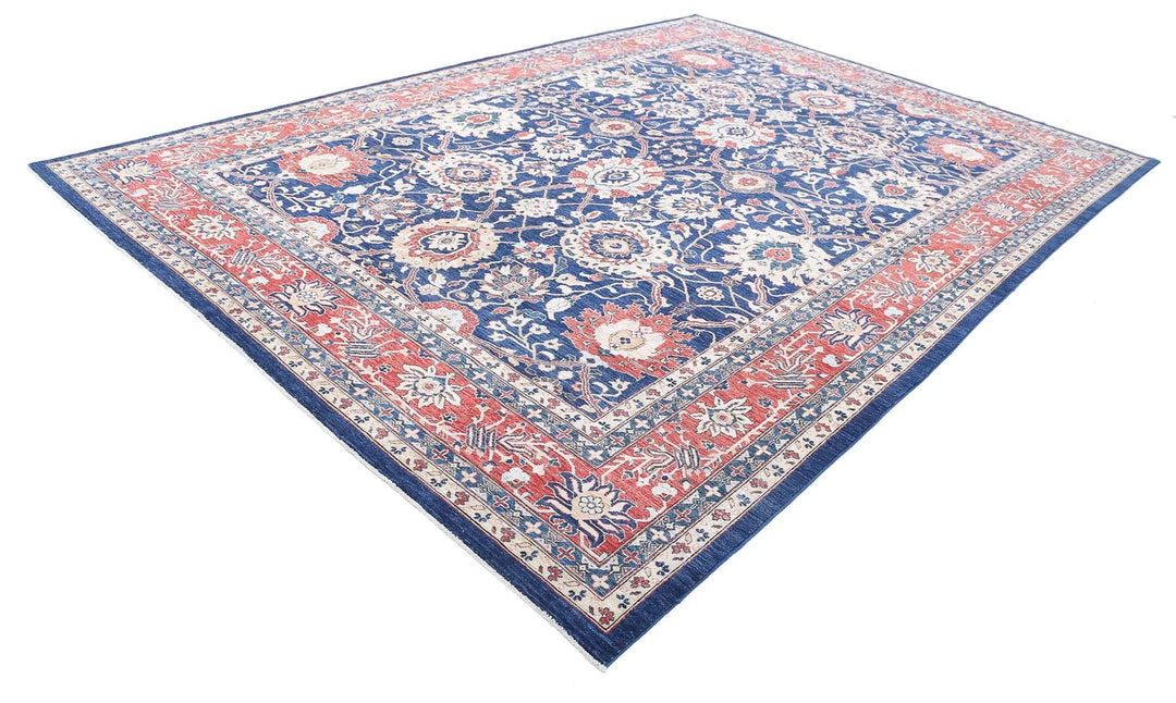 Afghan Ziegler Farhan Rug 9' 10" x 13' 9" Hand-Knotted | No. AT80472