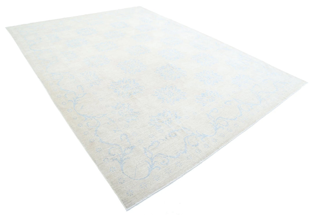 Afghan Serenity Rug 9' 1" x 12' 1" Hand-Knotted | No. AT80500