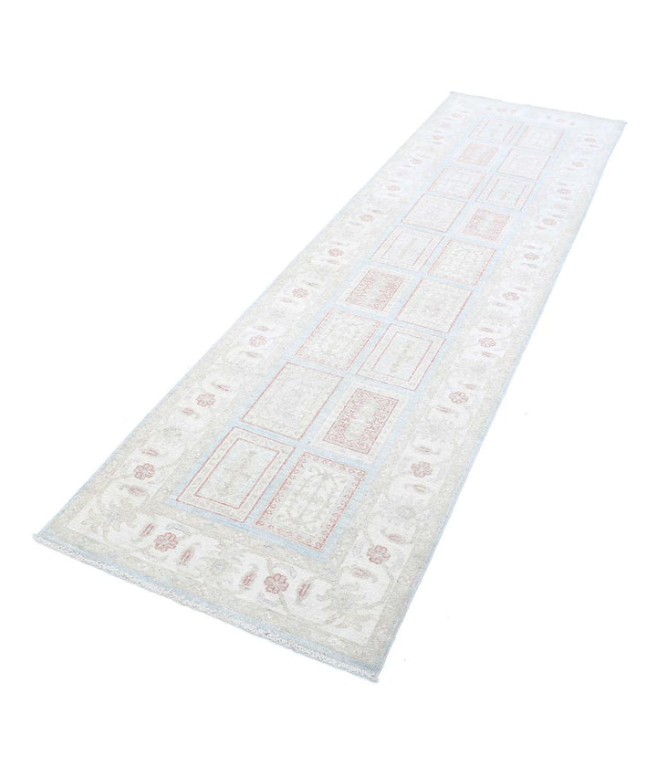 Afghan Bakhtiari Runner Rug 2' 7" x 9' 7" Hand-Knotted | No. AT80617