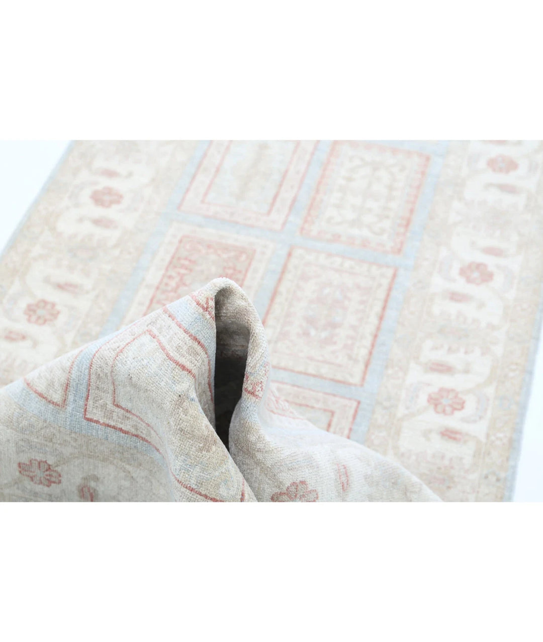Afghan Bakhtiari Runner Rug 2' 7" x 9' 7" Hand-Knotted | No. AT80617