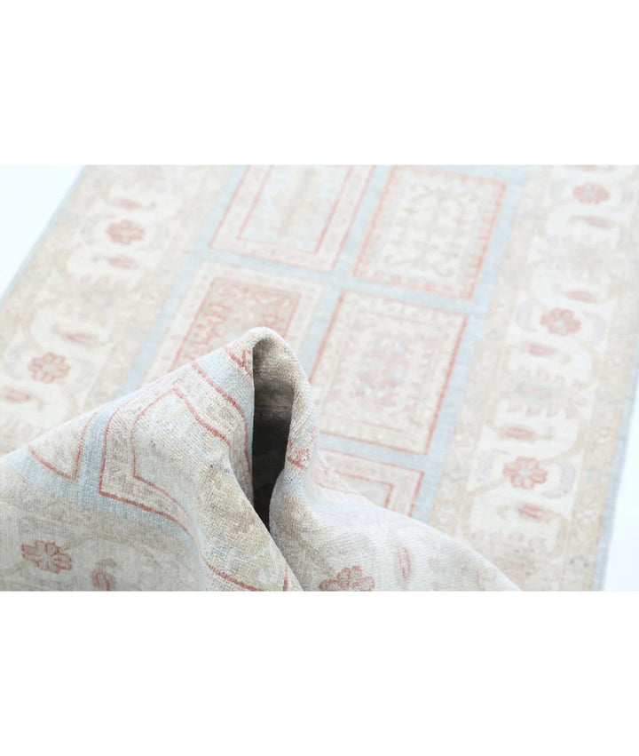 Afghan Bakhtiari Runner Rug 2' 7" x 9' 7" Hand-Knotted | No. AT80617