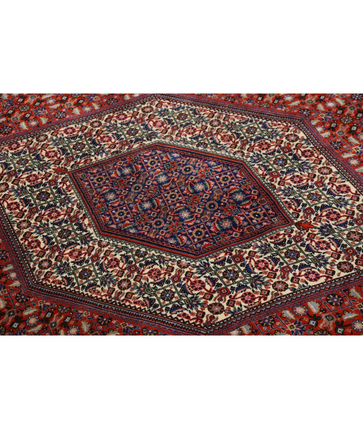 Persian Bijar Rug 6' 7" x 9' 11" Hand-Knotted | No. AT80757