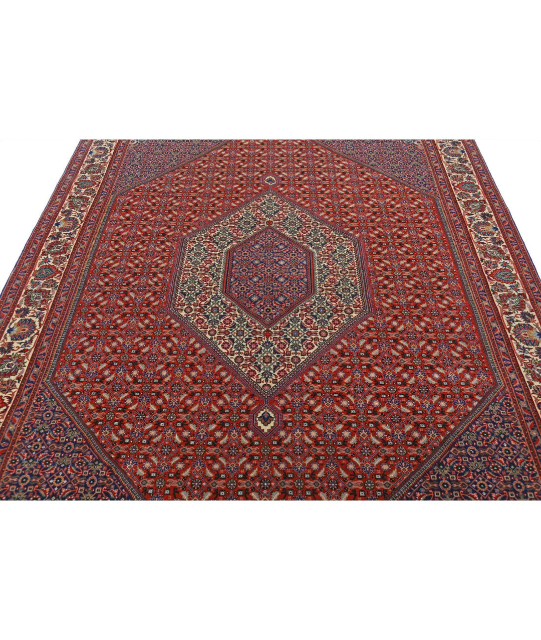 Persian Bijar Rug 6' 7" x 9' 11" Hand-Knotted | No. AT80757