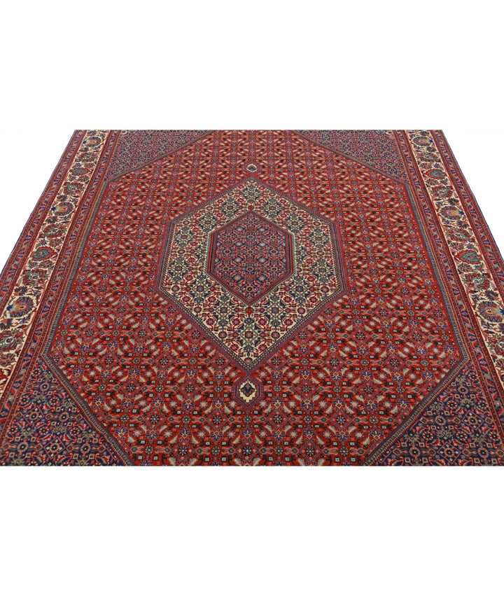 Persian Bijar Rug 6' 7" x 9' 11" Hand-Knotted | No. AT80757