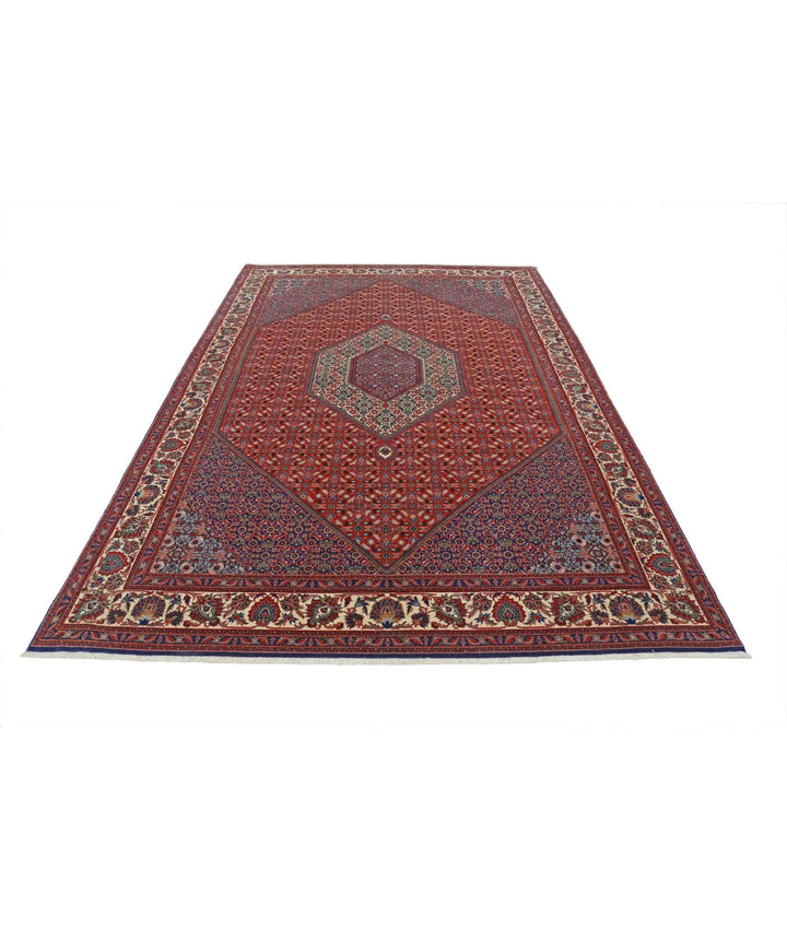 Persian Bijar Rug 6' 7" x 9' 11" Hand-Knotted | No. AT80757