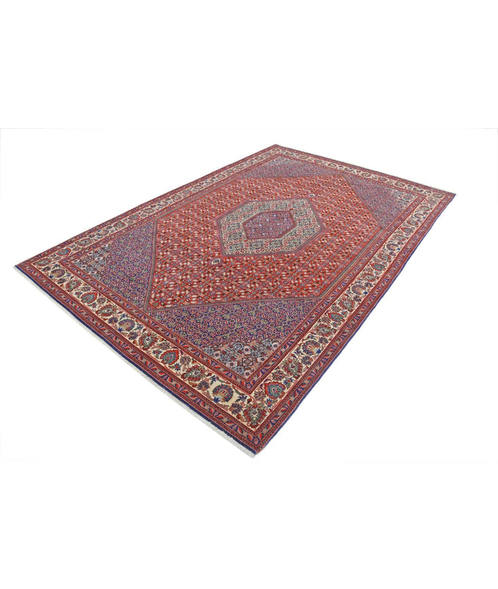 Persian Bijar Rug 6' 7" x 9' 11" Hand-Knotted | No. AT80757