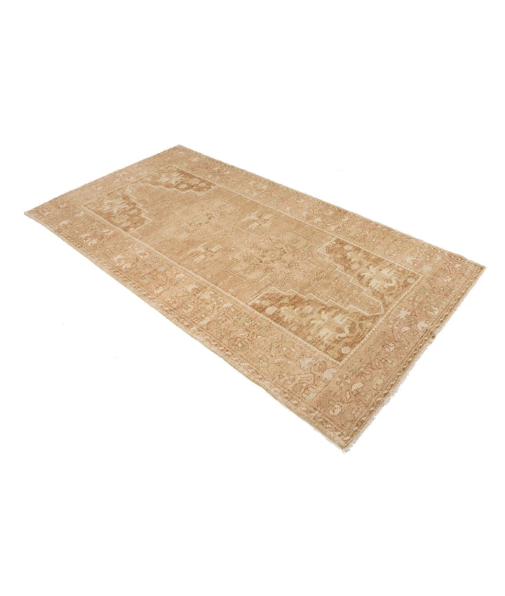 Turkish Vintage Anatolian Rug 3' 11" x 7' 3" Hand-Knotted | No. AT80969