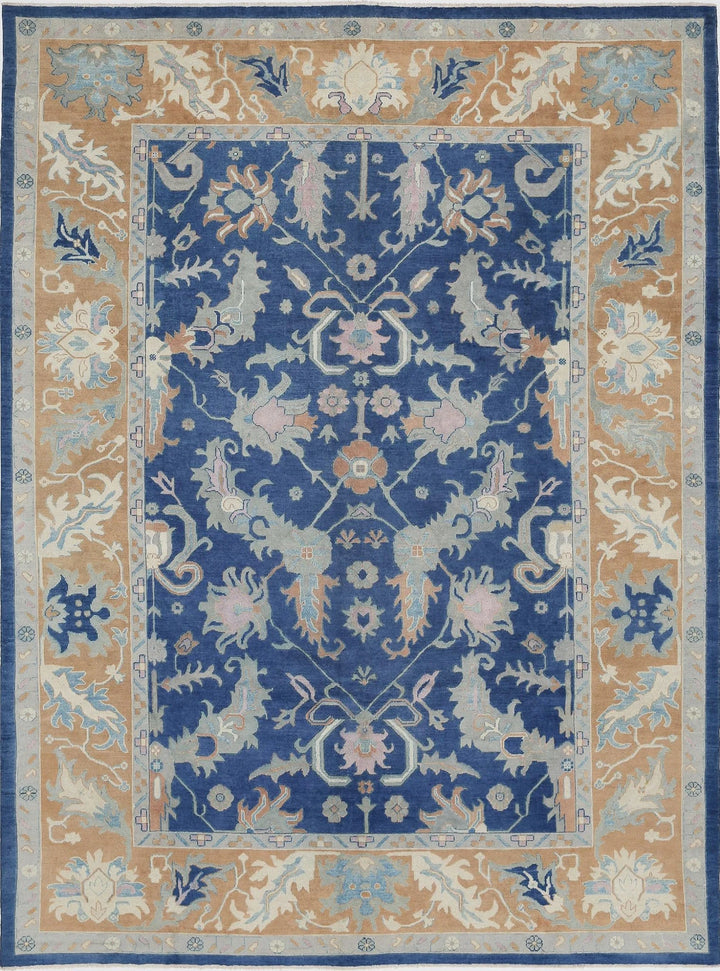Afghan Oushak Rug 9' 11" x 13' 3" Hand-Knotted | No. AT80971