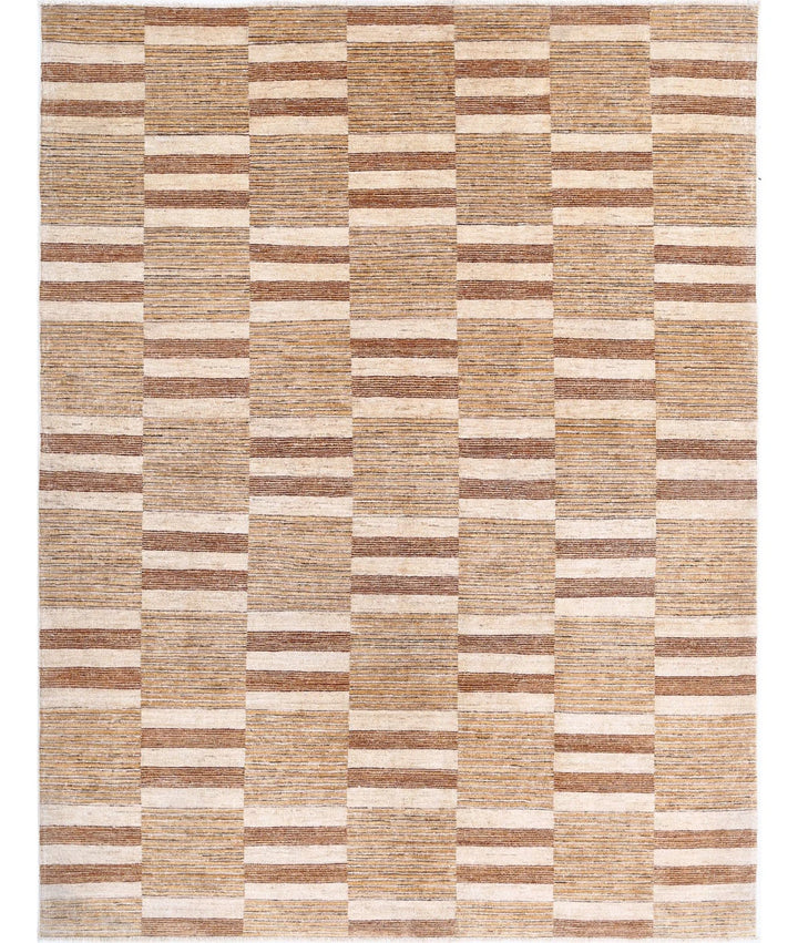 Afghan Modcar Rug 5' 10" x 7' 8" Hand-Knotted | No. AT80982