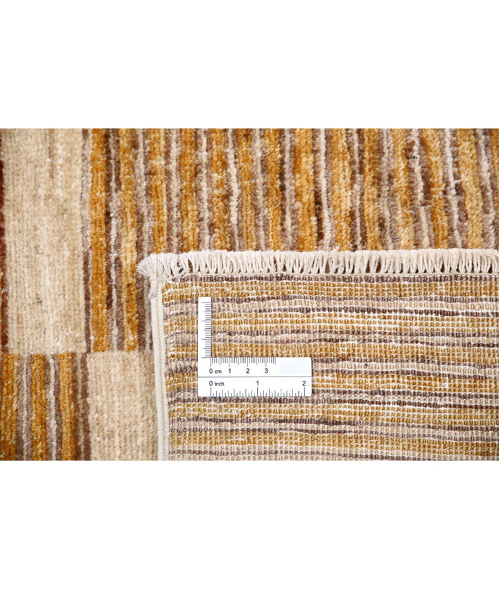 Afghan Modcar Rug 5' 10" x 7' 8" Hand-Knotted | No. AT80982