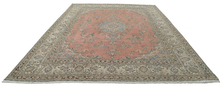 Persian Tabriz Rug 10' 0" x 13' 8" Hand-Knotted | No. AT80987