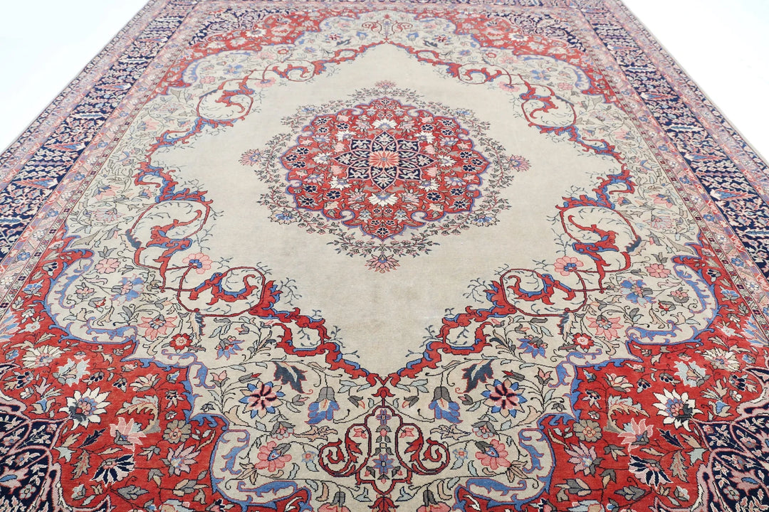 Persian Tabriz Rug 11' 7" x 14' 5" Hand-Knotted | No. AT81035