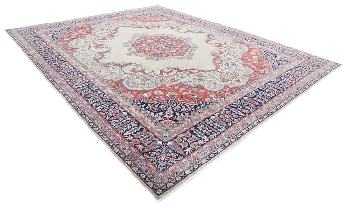 Persian Tabriz Rug 11' 7" x 14' 5" Hand-Knotted | No. AT81035