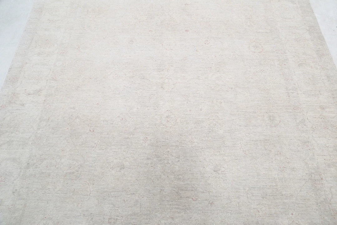 Afghan Tabriz Rug 5' 11" x 8' 4" Hand-Knotted | No. AT81044
