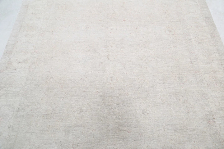 Afghan Tabriz Rug 5' 11" x 8' 4" Hand-Knotted | No. AT81044