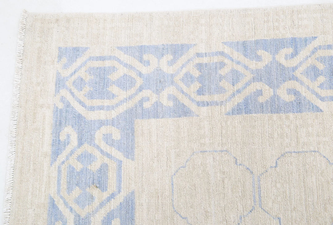 Afghan Khotan Rug 8' 5" x 11' 5" Hand-Knotted | No. AT81142