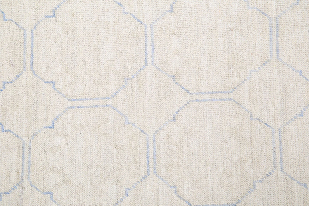 Afghan Khotan Rug 8' 5" x 11' 5" Hand-Knotted | No. AT81142