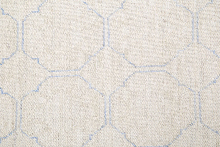 Afghan Khotan Rug 8' 5" x 11' 5" Hand-Knotted | No. AT81142