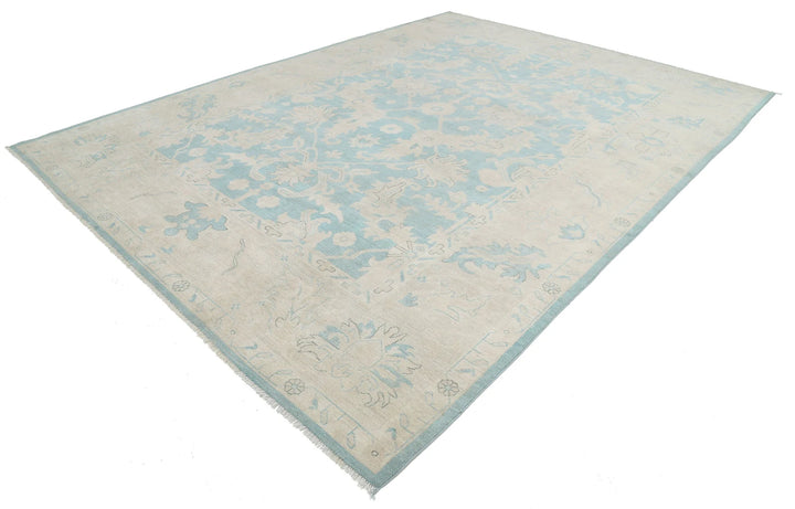 Afghan Oushak Rug 9' 11" x 13' 5" Hand-Knotted | No. AT81230