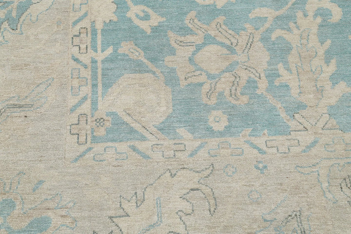 Afghan Oushak Rug 9' 11" x 13' 5" Hand-Knotted | No. AT81230