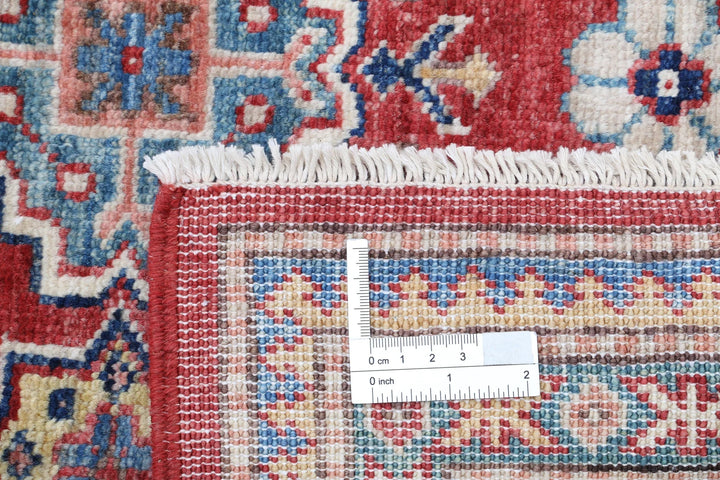 Afghan Royal Kazak Rug 5' 4" x 8' 2" Hand-Knotted | No. AT81279