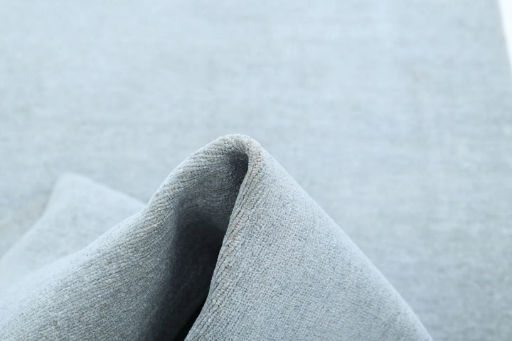 Grey Afghan Overdye Rug 3' 1" x 11' 1" Hand-Knotted | No. AT81333