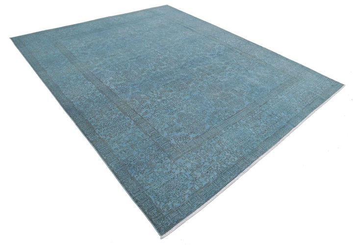 Afghan Overdye Rug 8' 0" x 9' 8" Hand-Knotted | No. AT81418